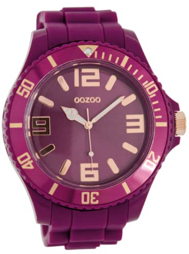 Oozoo C5025 Herrenuhr, Silikonarmband, Band