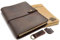 Le Vent Nachfüllbares Leder Tagebuch für Damen und Herren - 2 gebundene Notizbücher liniert blanko 8x5 A5 Ledereinband zum Schreiben Notizbuch braun Vintage Reisende, Schriftsteller Business