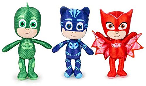Famosa PJ Masks 760015961 Plüschtier, 22 cm, zufälliges Modell, 30 x 13 x 7 (1), Modelle