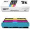 3X Eurotone Toner kompatibel für Canon I-Sensys LBP 611 613 wie 045H CMY Color Blau Rot Gelb