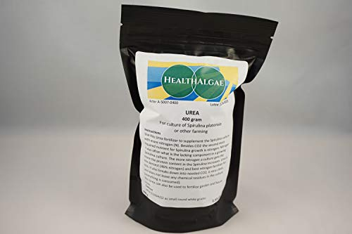 HealthAlgae 136/5000 UREA-Dünger, 400 g (schwedischer Grad) für Gartenbau und Spirulina-Anbau, dichtester Stickstoffdünger von hoher Qualität (400) (400 gram)