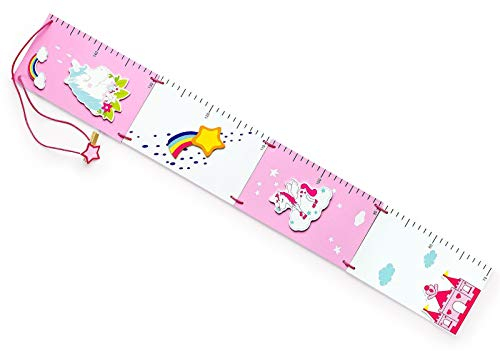 Mousehouse Gifts - Mädchen Einhorn-Messlatte - für Spiel- & Kinderzimmer
