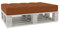 Gutekissen® Palettenkissen Gesteppte Kissen mit Knöpfen, Palettenauflagen Sitzkissen Rückenlehne Gesteppt PFG (Sitzkissen 120x60, Orange)
