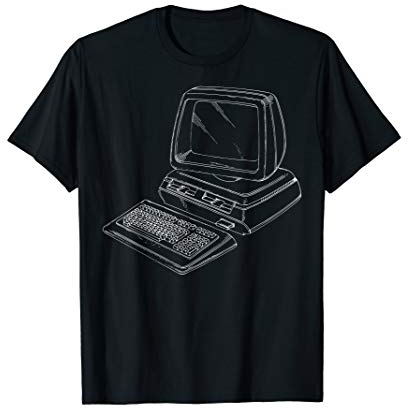Vintage Gaming Diagram - Video Gamer Old PC Retro Chart Gift T-Shirt
