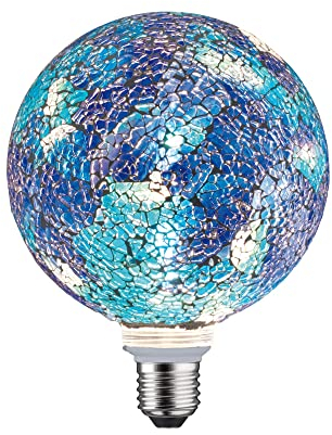 Paulmann LED G125 Miracle Mosaic 470lm blue dim E2