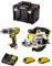 DeWALT Kit DWK201 (Taladro Percutor DCD796 + Sierra Circular DCS391 + 2 Baterías de 2,0 Ah + Cargador + TSTAK VI)