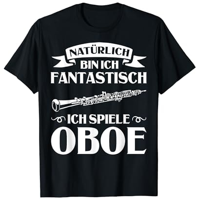 Holzblasinstrument Oboenmusik Oboe Instrument Oboenspieler T-Shirt