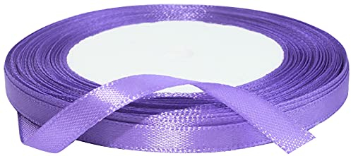 AERZETIX - C50470 - Satinband dekorativ glänzendes - 6mm x 22 meter - lavendel - kreative projekte nähkunst geschenkverpackung zur geburtstagsfeier