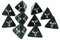 10er Pack D4 Würfel 4 Seitiges Rollenspiel Würfel für RPG Rollenspiel