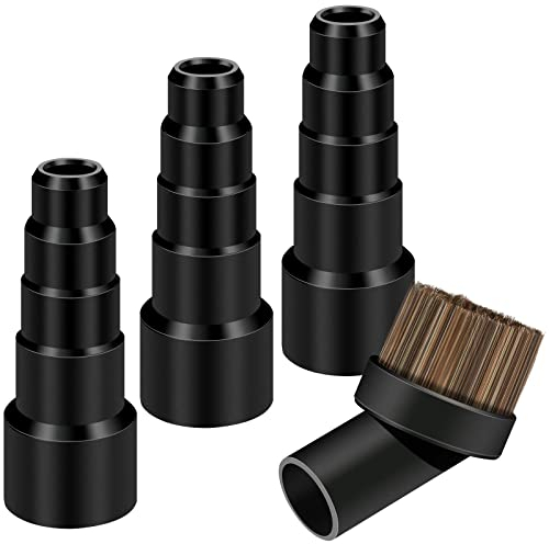 Drado Adattatore universale per tubo dell'aspirapolvere da 3 pezzi con spazzola, adattatore per tubo dell'aspirapolvere, adattatore per tubo dell'aspirapolvere, connettore a 5 strati