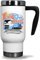 Fördeblau Trucker 'King of the Road' Thermobecher – Isolierter Edelstahl Reisebecher 470ml, Spülmaschinenfest, Isolierbecher als Geschenk für Fernfahrer und LKW-Fahrer