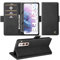 Giyer Handyhülle für Samsung Galaxy S21 FE 5G Hülle mit Panzerglas Schutzfolie, Standfunktion Kartenfach Wallet Premium Leder Schutzhülle Flip Case Cover Stoßfeste Klapphülle 6,41 Zoll, black