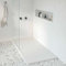 KOES - Piatto Doccia in Resina Serie AMUR – 70x110 – Bianco RAL 9003