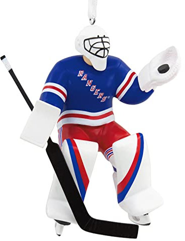 Hallmark NHL New York Rangers Torwart-Weihnachtsdekoration