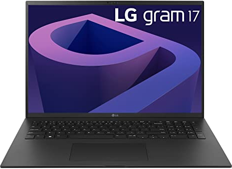 LG Gram (2022) 17Z90Q Ultra Lightweight Laptop, 17 (2560 x 1600) IPS Display, Intel EVO 12th Gen i7 1260P Processor, 16GB LPDDR5, 1TB NVMe SSD, FHD Webcam, WiFi 6E, Thunderbolt 4, Windows 11, Black