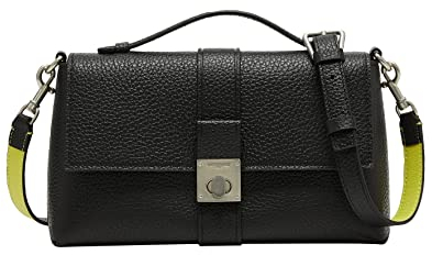 Liebeskind Berlin Damen Crossbody, Schwarz, Medium (HxBxT 16 cm x 26 cm x 11 cm)