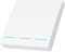 Interrupteur d'éclairage sans Fil, Interrupteur Mural Résistant aux Hautes Températures 433 MHz Haute sensibilité étanche Intelligent pour le Bureau pour la Maison (3 clés)