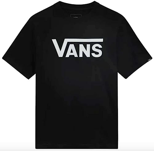 Vans Unisex-Kinder Classic T-Shirt, Black-White, M