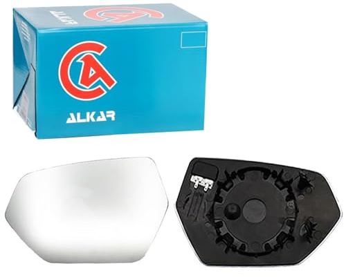 ALKAR Spiegelglas, Außenspiegel | Kompatibel mit: CUPRA LEON, LEON Sportstourer, SEAT LEON, LEON Sportstourer