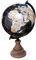 Atmosphera - Globus - Metall und Kiefer - schwarz - H32 cm - Schwarz