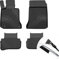 moto-MOLTICO Gummimatten Auto, 4-teiliges Set, Allwetter Gummi Fußmatten mit Rand, Antirutsch & Wasserfest Autoteppiche - passend für Mercedes-Benz C Klasse W204 2004-2014