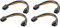 4 Pack Graphics Card 6 Pin to 8 Pin PCIe Adapter Cable (GPU Video Graphics Card Cable) 7.8 Inch