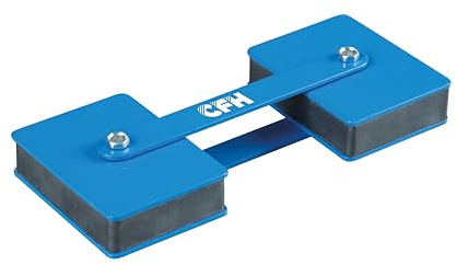 CFH Doppelmagnethalter DM 703 – Flexibler Magnethalter zum Positionieren von Metallteilen, frei einstellbar 0–180°, Haftkraft 2x 22,68 kg, Zubehör für Schweiß-, Löt- und Montagearbeiten