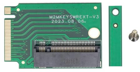 suckoo Für Rog Ally Handgerät 2280 Ersatz 2230 SSD Erweiterungsplatine NVME M-Key 5Pin NGFF M.2 PCIE 4.0 Adapter Upgrade Converter 90 Grad ROG Ally Handheld Zubehör
