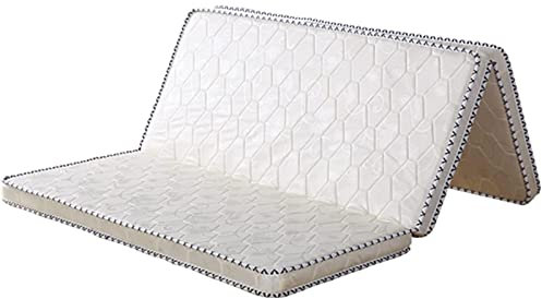 Generisch Orthopädische Matratzenauflage mit Kokospalme – dreifache Kokosfaser-Matratze für Erwachsene – feste japanische Bodenmatratze – leises Tatami-Gästebett (5 cm zusammenklappbar)