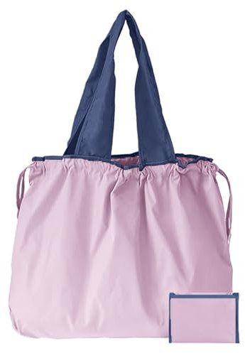 GFYFYZ Einkaufstasche Faltbar Große Wiederverwendbare Einkaufsbeutel Waschbar Shopping Bag Tragetasche mit Kordelzug und Henkel Tragbare Einkaufstaschen für Einkaufen und Travel Outdoor Camping