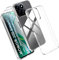 Effcotuo Custodia per Honor 200 Smart 5G Cover con 2 Pellicola Protettiva Vetro Temperato Case Trasparente Protettiva in Silicone TPU Custodia