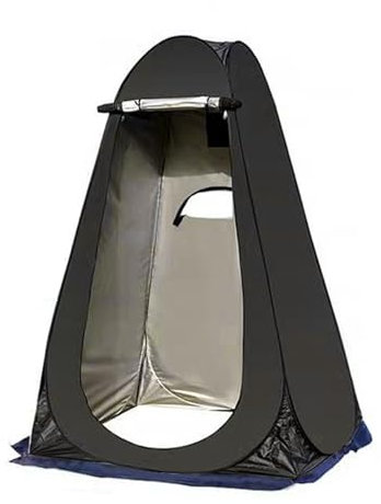 MRWiZMS Pop Up Tent, Camping Shower Tent Good Privacy and Large Space, UPF 50+Waterproof, With 1 Changing Cover.Easy Folded Toilet Tent