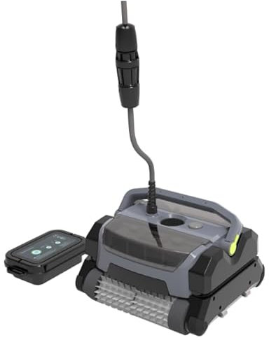 Robot nettoyeur de piscine, aspirateur de piscine creusé, escalade murale, autonomie de 122 min, quadrimoteur, aspiration puissante, aspirateur automatique pour piscine enterrée 32