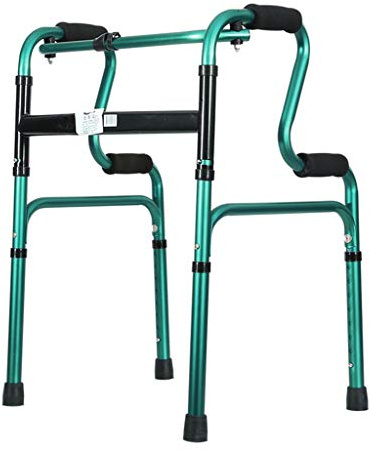 Gehhilfe, Mobility Walker Multifunktions-Klapphilfe, leichtes Aluminium-Gehgestell, ergonomische Griffe, höhenverstellbar – Bär: 180 kg