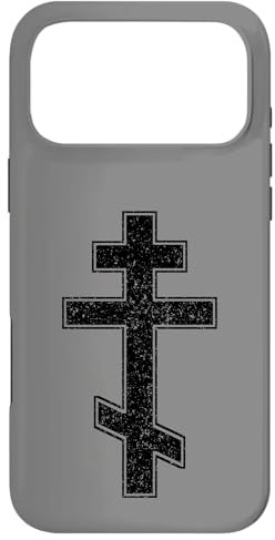 Hülle für iPhone 17 Pro Max Russisch-orthodoxes Kreuz Slawonisches Byzantinisches Kreuz