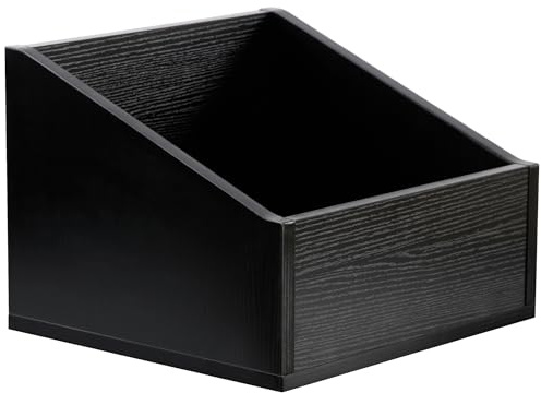 Charles Jacobs Modern Vinyl Record LP Storage Box - Black
