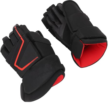 Ejoyous de Hockey sur Glace de Hockey à roulettes en Mousse EVA en Nylon avec Rembourrage Supplémentaire Pouce incurvé Respirante Poignée Flexible pour Les Joueurs de de Rue en Plein Air (14 Pouces)