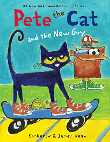 Pete the Cat and the New Guy: Pete meets new friend Gus and learns being different is what makes you cool―a groovy tale of friendship and self-acceptance