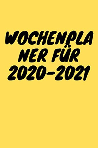 Wochenplaner für 2020-2021