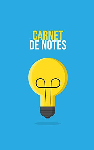 Carnet de notes: Carnet de notes bleu | Notez vos idées | 120 pages | Format A5 5 x 8