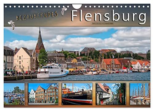 Bezauberndes Flensburg (Wandkalender 2026 DIN A4 quer), CALVENDO Monatskalender: Flensburg, wunderschöne Hafenstadt an der Förde. (CALVENDO Orte)