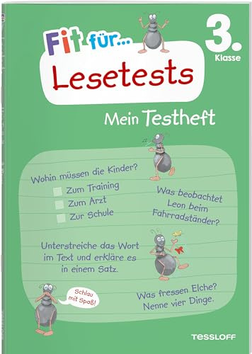 Fit für Lesetests 3. Klasse. Mein Testheft: Texte sicher verstehen und Lesetests erfolgreich meistern (Fit für die Schule Mein Testheft)