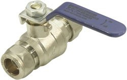 Lever Ball Valve 15 mm Blue