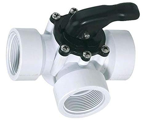 atie poolsupplytown Pool & Spa 3-Wege-Umsteller Pool Ventil 1 1/5,1 cm weiblich Gewinde