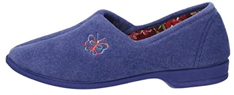 Mirak Womens Bouquet Slipper in Blue