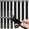 Fascette per Cavi, 30pcs Fascette a Strappo per Cavi, Fascette Riutilizzabili Nere, Cavi Organizza Fastener per Computer e TV (20/25/30 * 2cm)
