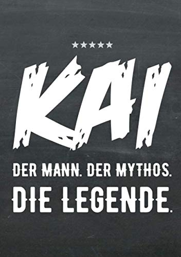 Buch-Kalender 2021 im Format A5 - Kai, der Name, das Geschenk - Kai, der Mann, der Mythos, die Legende: Kalenderbuch, Terminplaner und Wochenkalender ... alle mit dem Namen Kai, 1 Woche = 2 Seiten