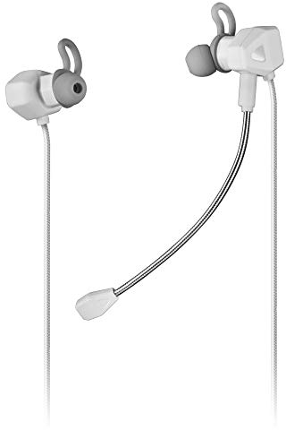 Mars Gaming Gaming MIHXW Weiß, In-Ear-Kopfhörer mit Mikrofon, PS4/PS5/XBOX/SWITCH/PC, pequeño