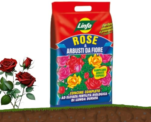 Concime per Rose – Arbusti da Fiore – Linfa – 5 Kg
