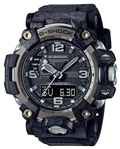 G-Shock Casio Tactical Mudmaster Master of G Watches, Black, GWG2000-1A1, Black, sport